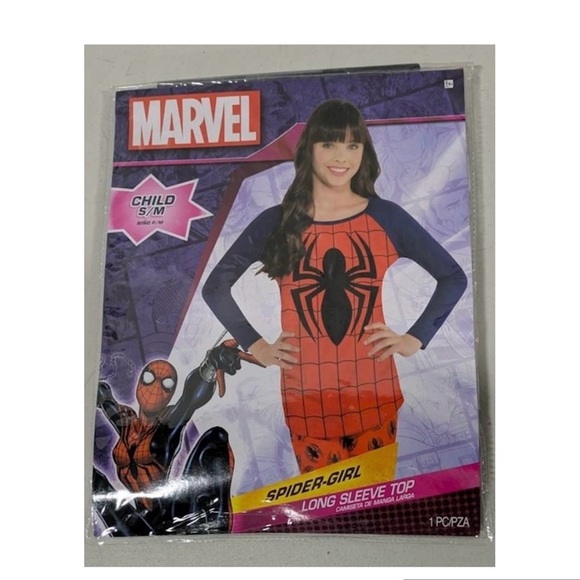 Marvel Spider-Girl Top - Red and Black - Picture 1 of 1